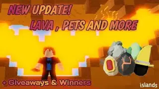 New UPDATE !! Lava Bucket, Pets and many more !! in Roblox Islands/Skyblock