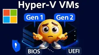 Hyper V Concepts For Generation1 and Generation 2 VMs #microsoft #hypervisor #hyperv #datacenter