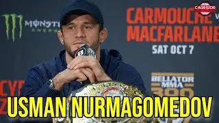 Usman Nurmagomedov Says He'll Play With Shabliy And Remain Champ | Bellator San Diego