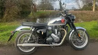 FIRST RIDE OUT ON MY NEW BSA GOLDSTAR 650!
