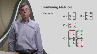 2.4 MATLAB Basics to Advance: Combining and Transforming Matrices (9/40)