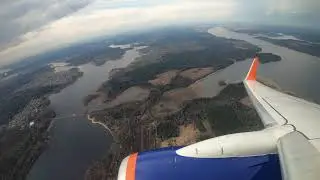 Посадка в Шереметьево в 4К 23.04.2021