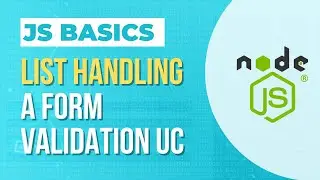 JS Intro: Working with lists - a form validation use case
