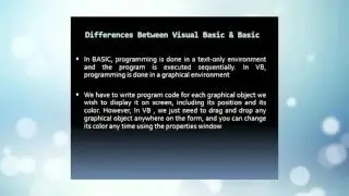 What Is Visual Basic
