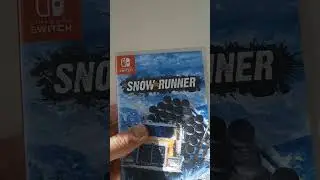 Snow Runner for Nintendo Switch unboxing+ ASMR