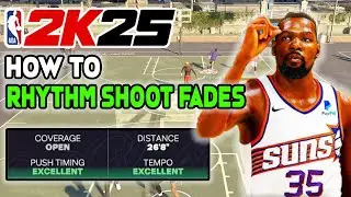 HOW TO SHOOT FADES USING RHYTHM SHOOTING in NBA 2K25