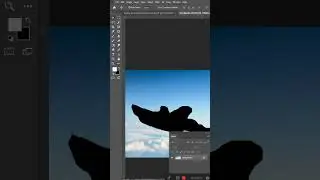 Auto blend photoshop two image adjust 