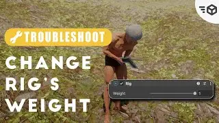 Can't Change the Rig’s weight through script - glitchy -  Unity