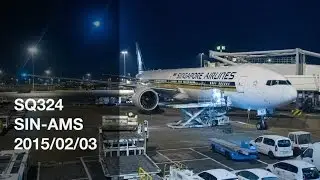 Singapore Airlines SQ324 SIN-AMS Business Class Flight Report - 2015/02/03