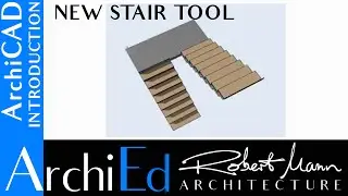 ArchiCAD 21 - tutorial part 26 - new stair tool