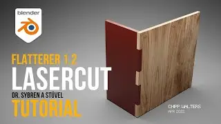 Create Lasercut boxes in Blender