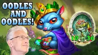 42 Murlocs from 1 Primalfin!  The Rat King Hearthstone Battlegrounds Gameplay