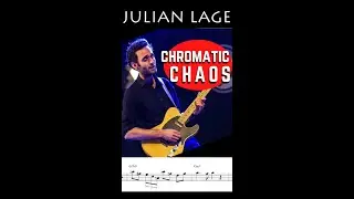 CHROMATIC DESCENT MADNESS lick over II V I by Julian Lage