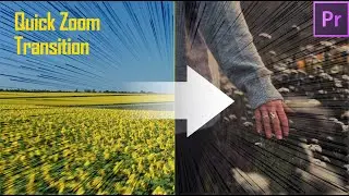 How to make quick zoom transition to change scene smoothly in Adobe Premier Pro | Zoom effect | Easy