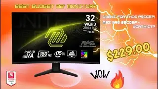 MSI MAG 32CQ6F Review – Is This the Best Budget 32” Monitor? 🖥️🔥