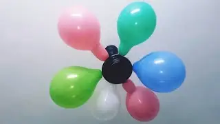 Amazing Fan experiment with balloons 🎈 Crompton Super Briz Deco Ceiling Fan | Ceiling fan Expriment