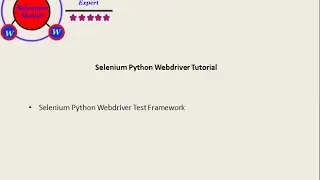 Selenium Python Webdriver Tutorial - Test Framework