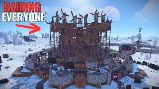 We Took Over a 1,000 Player Rust Server.. | OT Zerg Wipe Progression