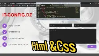 Awesome Contact Page creation 1080p HD  || Html & Css