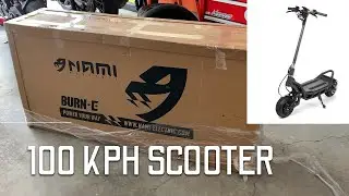 Taking Delivery of my 100 KPH (60mph) Electric Scooter! + FIRST RIDE (Nami Burn-e)