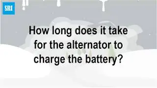 How long does it take for the alternator to charge the battery