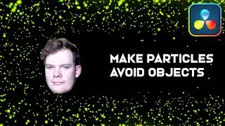 How to Displace Particles around a Shape/Image - Davinci Resolve 17 Tutorial
