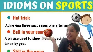 Idioms on Sports | learn English with technique| Make your English sound impressive #learnenglish