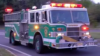 Thorofare Fire Company Engine 614 Responding
