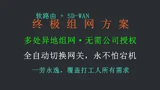 【终极组网】手把手，蒲公英SD-WAN + 软路由，一切需求全解决。