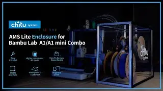 AMS Lite Enclosure for Bambu Lab A1/A1 mini Combo - Insulation & Moisture Control!