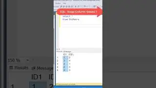 SQL Trick | Swap Column Values #shorts