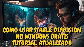 COMO USAR STABLE DIFFUSION NO WINDOWS GRÁTIS | TUTORIAL ATUALIZADO