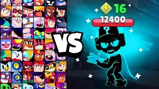 GLITCH LARRY & LORRY vs ALL BRAWLERS! With 16 POWER-UPs! | Brawl Stars
