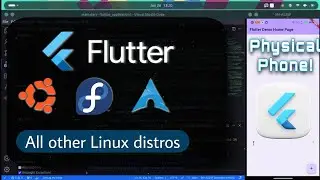 Install flutter and configure with your smartphone on Fedora and All other Linux distros