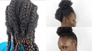Braid Takedown (literally) + How I Style My Hair