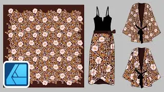 Step-by-Step VECTOR Repeat Pattern ✿ Affinity Designer Template & Mockups