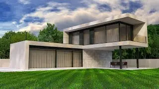 Blender ile Ölçülü Modern Ev Modelleme  Ders :1 - 4