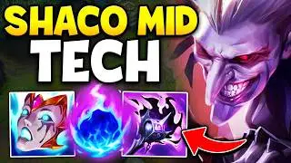 PINK WARD SHOWS YOU THE POWER OF SHACO MID! (THIS IS SECRET TECH)