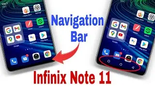 Infinix Note 11 Gestures Navigation bar | Infinix System navigation bar Change