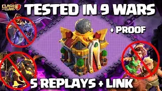 Tested in 9 WARS🔥Th16 Anti Root Rider Base | Best Th16 War Base With Link 2024 | Th16 CWL Base | coc