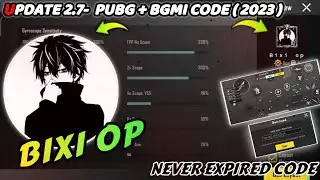 UPDATE 2.7 | BIXI OP SENSITIVITY | BIXI OP SENSITIVITY CODE | BIXI OP CONTROL CODE | BIXI OP