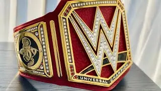 Unboxing the WWE universal championship Red replica title & Change Randy Orton Side plates.