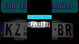💡Full LED license plate Illumination💡
