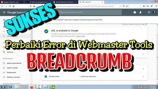 Cara perbaiki Error Breadcrumb di Webmaster Tools