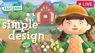 🔴 Back to basics island designing | Live Stream | Animal Crossing New Horizons