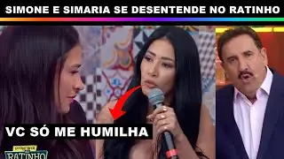 Vaza audio de Simone e Simaria Brig4ndo no programa de Ratinho