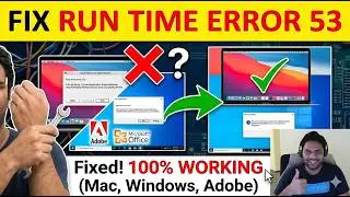 How to Fix Run Time Error 53 on your MacBook, Windows, or Adobe Software