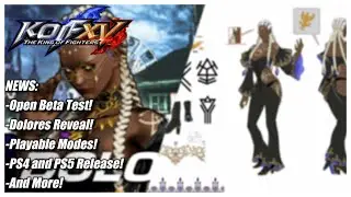 Character + Beta Test Release Date! KOFXV!