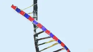 How to make DNA model very easy at home | 3d rotate DNA model ideas for science project DIY