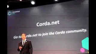 David Rutter Announce Launch of Corda | Consensus 2017